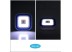Комплект LED светильников LED light with Remote Control Set Square