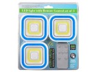 Комплект LED светильников LED light with Remote Control Set Square